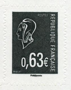  La Véme république au fil du timbre, Marianne de Béquet 