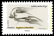  Le toucher, geste de la main, Eugène Carrière (1849-1906) 