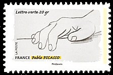  Le toucher, geste de la main, Pablo Picasso (1881-1973) 