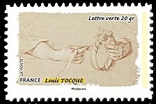  Le toucher, geste de la main, Louis Tocqué (1696-1772) 