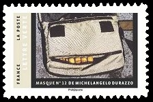  Carnet intitulé « Masque » d'après photos de Michelangelo Durazzo 