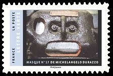  Carnet intitulé « Masque » d'après photos de Michelangelo Durazzo 