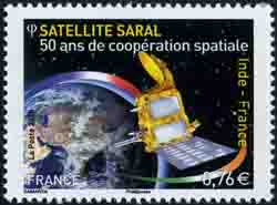  Emission commune France-Inde, 50 ans de coopération spaciale Satellite Saral 