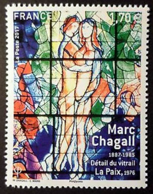  Oeuvres De Marc Chagall vitrail « La Paix » 