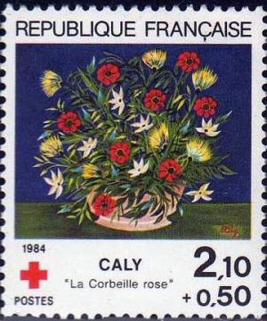  Caly «La corbeille rose» - Croix Rouge 