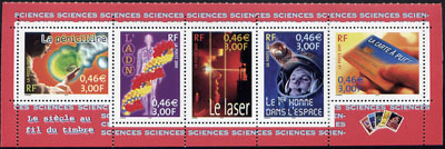  La bande Le siècle au fil du timbre : Sciences 