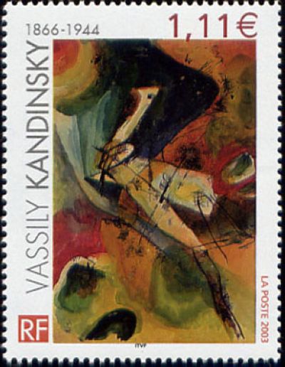  Tableau du peintre Wassily Kandinsky (1866-1944) 
