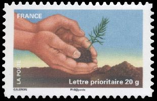  Le timbre fête la terre 