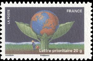  Le timbre fête la terre 