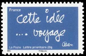  Les timbres de Ben<br>cette idée ... Voyage 