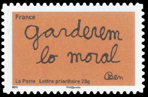  Les timbres de Ben<br> garderem lo moral 