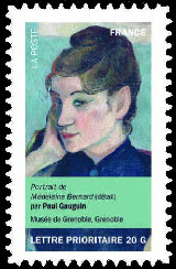  Portraits de femmes dans la peinture - Portrait de Madeleine Bernard  - Paul Gauguin 