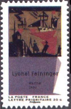  Carnet «Peintures du XXème siècle - Cubisme», Marine (1924) de Lyonel Feininger 