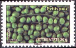  Des légumes pour une lettre verte, Petits pois 