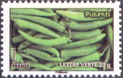  Des légumes pour une lettre verte, Piments verts 
