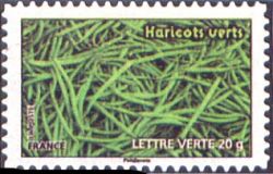  Des légumes pour une lettre verte, Haricots verts 