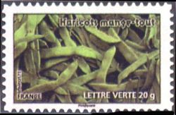  Des légumes pour une lettre verte, Haricots mange-tout 