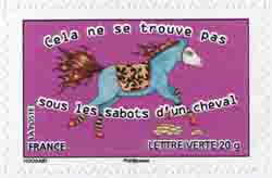  Carnet Sourire «sauter du coq à l'ane» - Cela ne se trouve pas sous les sabots d'un cheval 