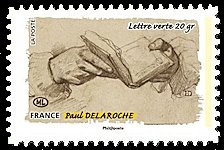  Le toucher, geste de la main, Paul Delaroche (1797-1856) 