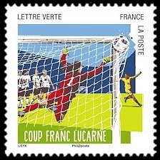  Coup franc lucarne, carnet autoadhésif, Football vos dix gestes préférés 