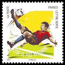  Coup de pied retourné, carnet autoadhésif, Football vos dix gestes préférés 