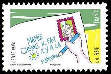  Carnet Vacances,sous le soleil,  Lettre à mamie 