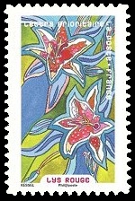  Fleurs à foison ( Lys rouge ) 