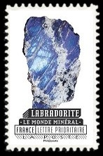  Le monde minéral, labradorite 