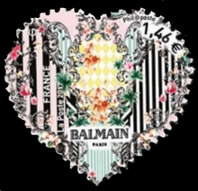  Le cœur de Balmain autoadhésif 