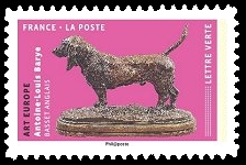  Oeuvres d'Art en volume représentant des chiens 