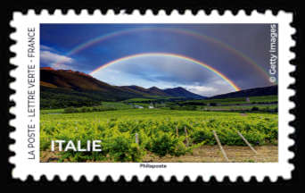 Entre ciel et terre, l'arc en ciel