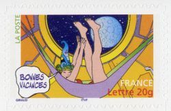  Timbre pour vacances, Oeuvre originale du dessinateur Jean Giraud 