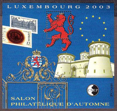  Salon philatélique d'Automne à Luxembourg, Luxenbourg 2003' 
