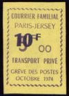  Vignette Courrier à destination de Jersey 