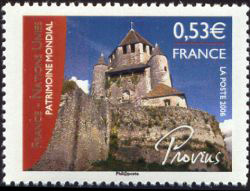  Emission commune Nations Unies - France, Provins - Patrimoine mondial 