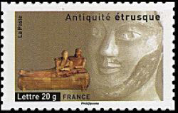  Antiquité étrusque - Sarcophage des époux 