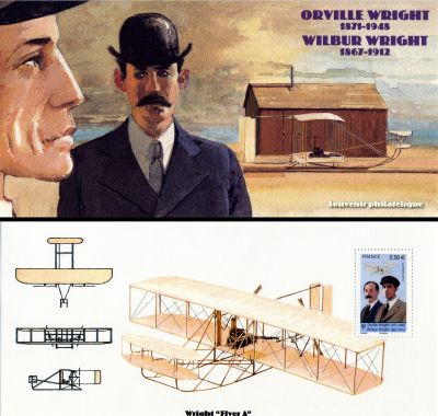  Les pionniers de l'aviation Orville Wright (1871-1948) et Wilbur Wright (1867-1912) 