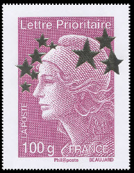  Marianne de l'Europe étoiles d'or 