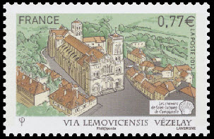  Les chemins de Saint-Jacques-de-Compostelle (Basilique Sainte Marie Madeleine de Vézelay ) 