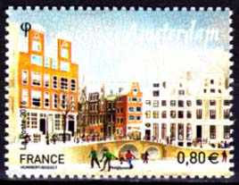  Capitales Européennes (Amsterdam) Canaux et façades 