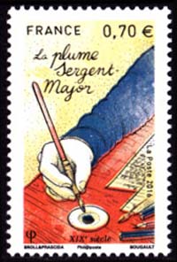  L'histoire des plumes d'écriture - La plume « Sergent major » 