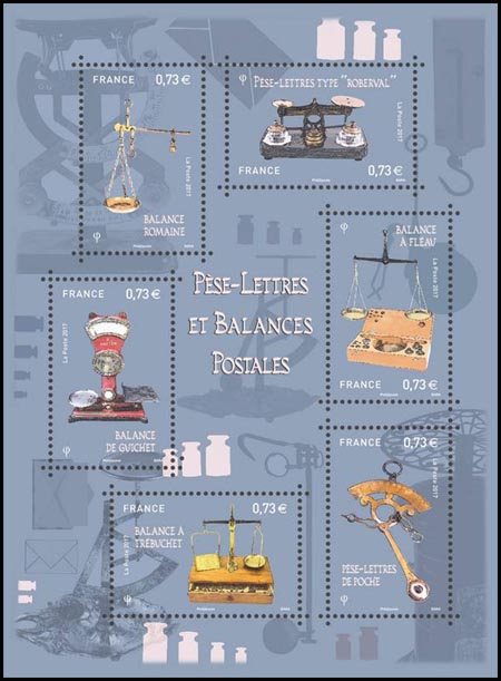  Pèse-lettres et balances postales  