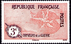  La Marseillaise à Paris  (reproduction des timbres de 1917-18) 