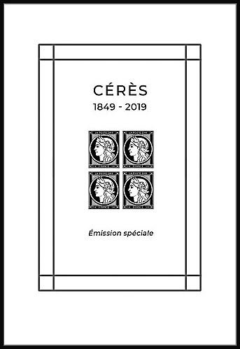  73ème Salon Philatélique d'Automne - Bloc feuillet CÉRÈS 1849-2019 « Émission spéciale » 