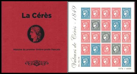  73ème Salon Philatélique d'Automne - Livre « La Cérès – Histoire du premier timbre-poste français » 