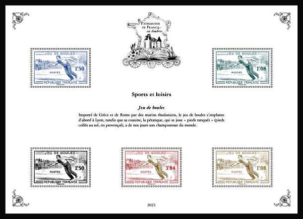  Patrimoine de France en timbres 