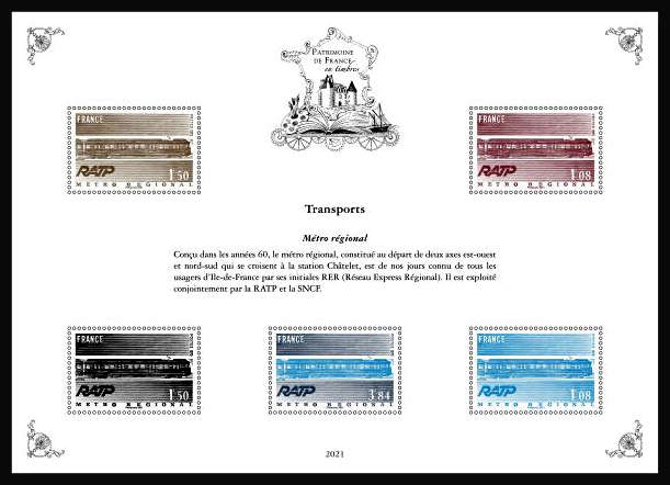  Patrimoine de France en timbres 