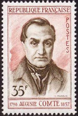  Auguste Comte (1798-1857) Philosophe 