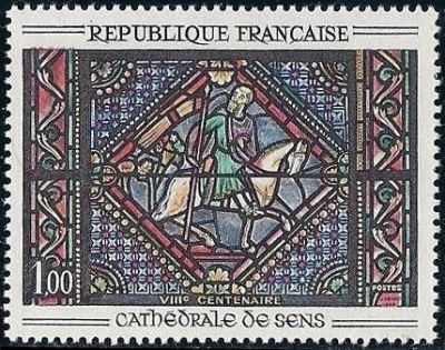  Vitrail de la cathédrale de Sens 