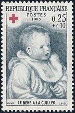  Auguste Renoir «Bébé à la cuiller» Croix rouge 